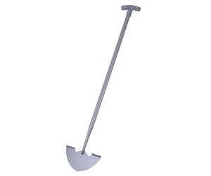 Relaxdays Coupe-Bordures Manuel en Acier et Plastique, Manche Longue, 99,5 x 22 cm, Argent
