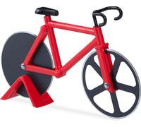 relaxdays Coupe-pizza pour vélo