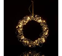 relaxdays Couronne lumineuse LED pour la fenêtre 30 cm