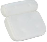 relaxdays Coussin de baignoire blanc