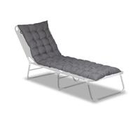 Relaxdays Coussin de banc de jardin gris