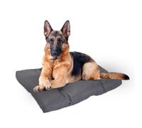 Relaxdays Coussin utile pour Un Petit, Moyen ou Grand Chien, Doux, Lavable, L x P : env. 110 x 90 cm, Gris