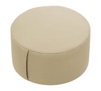 Coussin de méditation Relaxdays pour Yoga et Pleine Conscience, zafu 13 x 33 cm, Coton, Housse Amovible, Beige