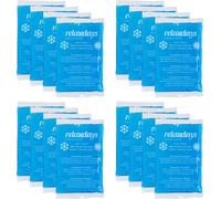 relaxdays Coussins de refroidissement rectangulaires, set de 16 pièces