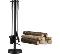 Ensemble serviteur de cheminée 4 pièces accessoire