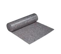 Relaxdays Couverture de déménagement, 1 m x 50 m = 50 m², antidérapant, Hydrofuge, 180g/m², Tapis de Protection, Gris