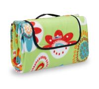 Relaxdays Couverture pique-nique picnic vert