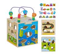 Relaxdays Cube d'activité pour enfants