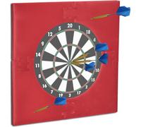 relaxdays Dartboard-Surround dunkelrot