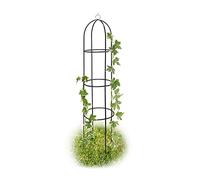 Relaxdays décoration de jardin tuteur gloriette pour rosacées env. 1,90 m, Vert