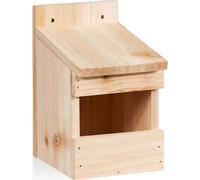 relaxdays Demi-cavité Nichoir en bois