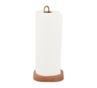 Relaxdays Dérouleur essuie-tout en bois & laiton
