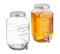 Relaxdays Lot de 2x distributeurs de boisson