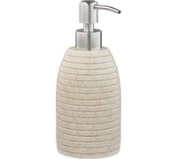 relaxdays Distributeur de savon 10031053_778 beige Polyrésine 300,0 ml