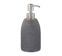 Relaxdays Porte-savon liquide avec pompe en inox