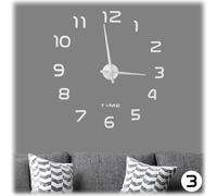 relaxdays DIY Horloge murale avec chiffres en 3D