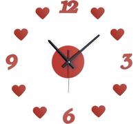 relaxdays DIY Horloge murale "Coeurs