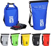 relaxdays Dry Bag Ocean Pack LKW-Plane blau 5,0 l