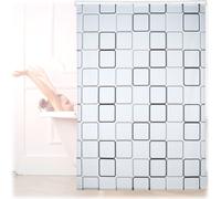 relaxdays Duschrollo SQUARE Quadrate 160,0 x 240,0 cm