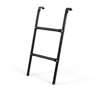 Relaxdays Échelle à accrocher pour Trampoline de Jardin, Universelle, Acier, Plusieurs marches, Tailles au Choix, Noire