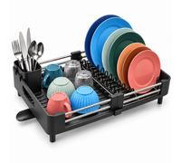 Relaxdays Égouttoir extensible en inox