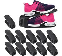 relaxdays Empileur de chaussures, set de 12 pièces