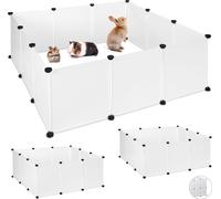 relaxdays Enclos DIY 36 pièces plastique