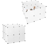 relaxdays Enclos DIY 48 pcs. plastique
