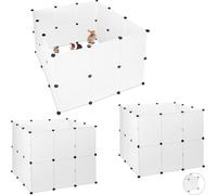 relaxdays Enclos DIY 72 pcs. plastique