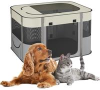 relaxdays Enclos pour chiots pliable intérieur & extérieur