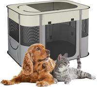 relaxdays Enclos pour chiots pliable intérieur & extérieur