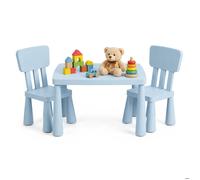 Relaxdays Ensemble table et chaises, 3 pièces