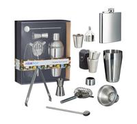 Relaxdays ensemble à cocktail 12 pièces