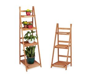 Relaxdays ensemble de 2 étagères à fleurs