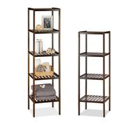 Relaxdays ensemble de 2 étagères bambou