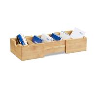 Relaxdays ensemble de 3 organiseurs de bureau