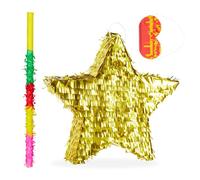 Relaxdays ensemble de 3 piñatas étoile