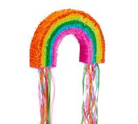 Relaxdays ensemble de 4 piñatas arc-en-ciel