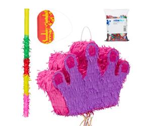 Relaxdays ensemble de 4 pinatas couronne
