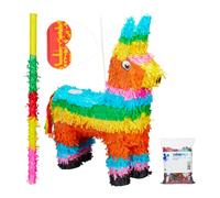 Relaxdays ensemble de 4 piñatas Lama
