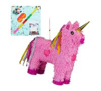 Relaxdays ensemble de 4 pinatas Licorne