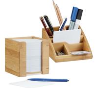 relaxdays Ensemble de bureau 2 pièces