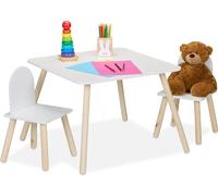 relaxdays Ensemble de sièges pour enfants 3 pièces
