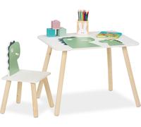 relaxdays Ensemble de sièges pour enfants Dinosaure