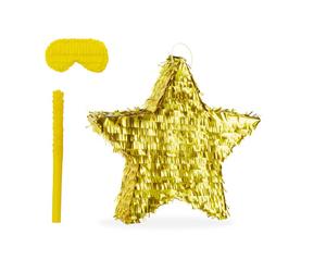 Relaxdays Ensemble Pinata Étoile avec bâton