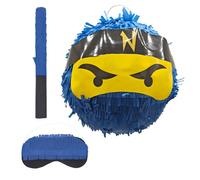 Relaxdays Ensemble Pinata Ninja avec bâton
