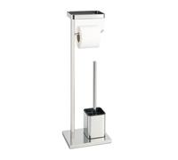 Relaxdays Ensemble WC en inox avec étagère