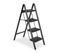 relaxdays Escabeau pliable en acier