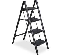 relaxdays Escabeau pliable en acier