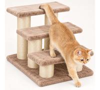 Relaxdays Escalier chat 3 marches en sisal